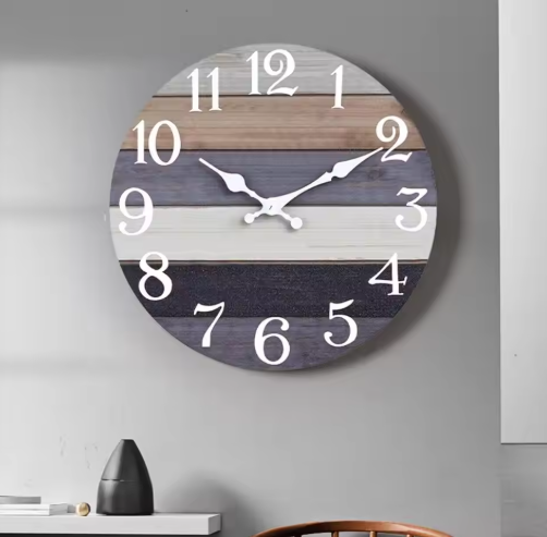 TimberTime | Rustic wooden wall clock
