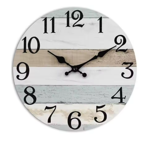 TimberTime | Rustic wooden wall clock