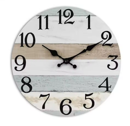 TimberTime | Rustic wooden wall clock