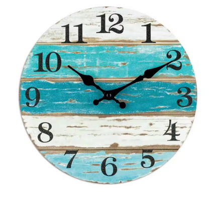 TimberTime | Rustic wooden wall clock