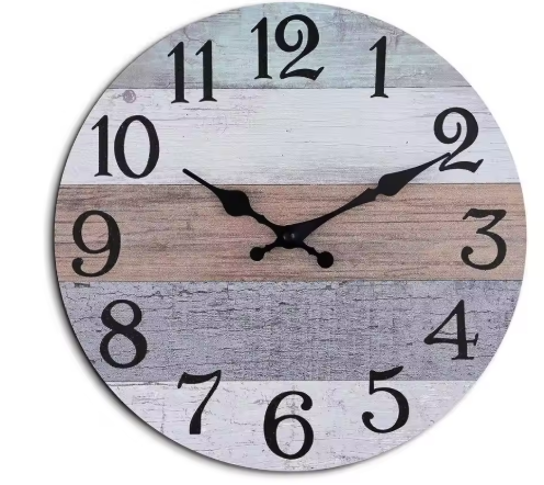 TimberTime | Rustic wooden wall clock