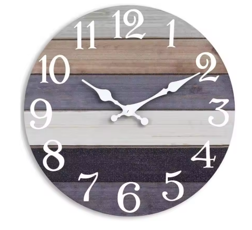 TimberTime | Rustic wooden wall clock