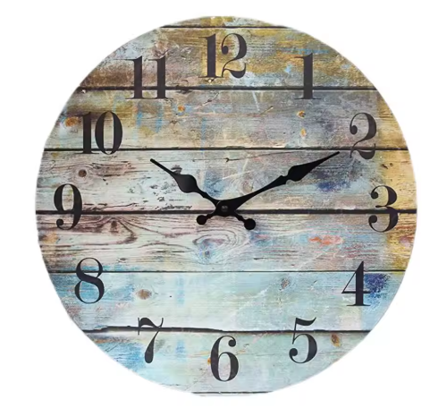 TimberTime | Rustic wooden wall clock
