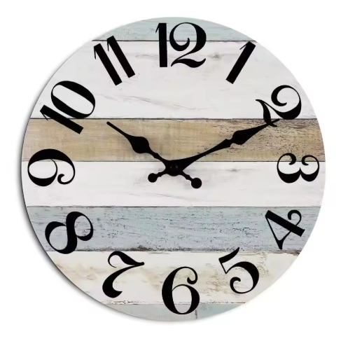 TimberTime | Rustic wooden wall clock