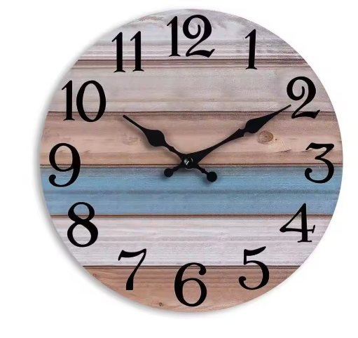 TimberTime | Rustic wooden wall clock