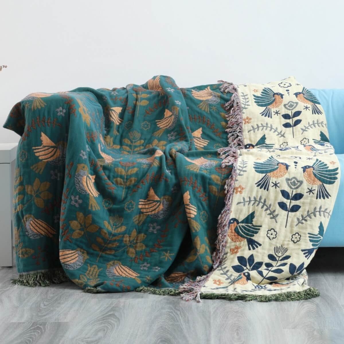 Skandinavische Kuscheldecke | Stylisches Wohnaccessoire 130x170 cm 1