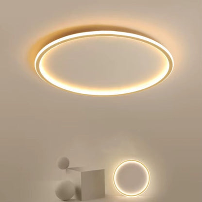 Skandinavische LED Deckenlampe | Runde Deckenleuchte Schwarz 3