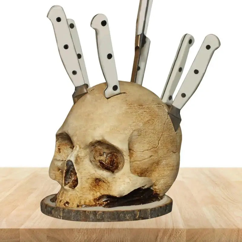 SkullSlice | Gotischer Messerhalter für bis zu 7 Messer 4