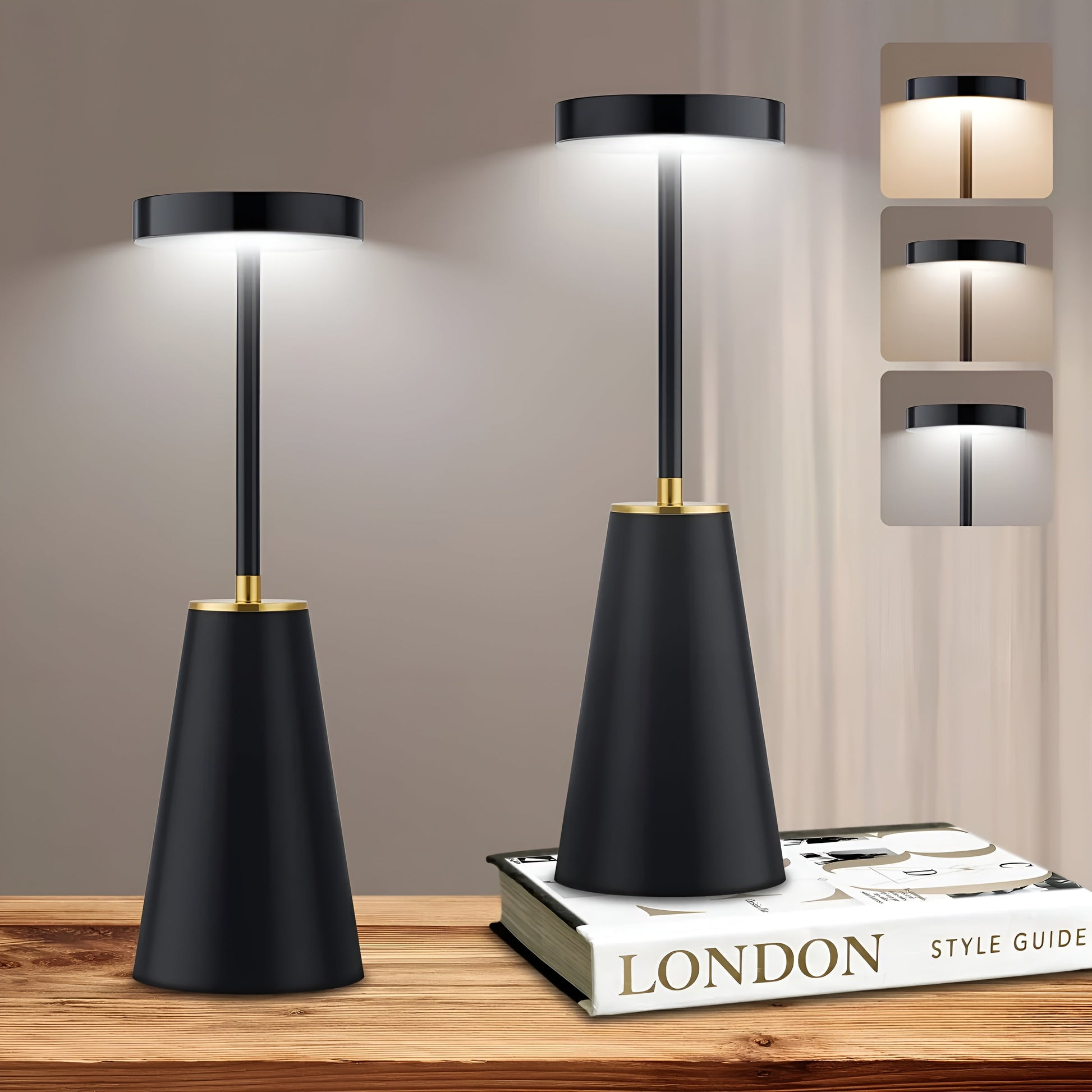 Sleek Lamp | Kabellose Tischlampe mit Akku für modernes Ambiente 2