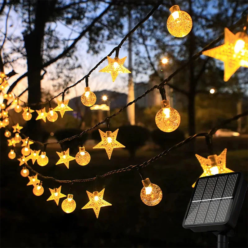 Solar Star Globe | LED Lichterkette Outdoor für Außenbereich 0