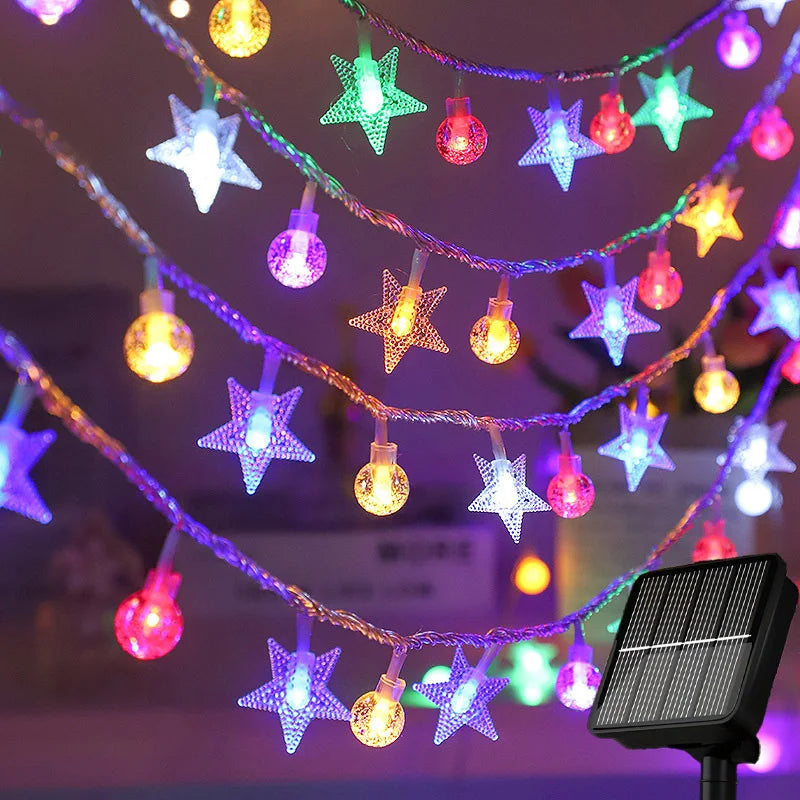 Solar Star Globe | LED Lichterkette Outdoor für Außenbereich 3