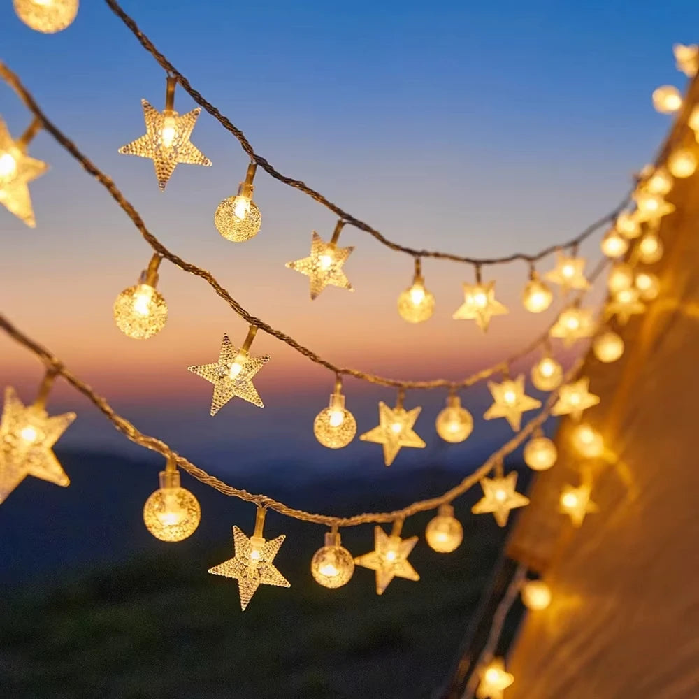 Solar Star Globe | LED Lichterkette Outdoor für Außenbereich 4