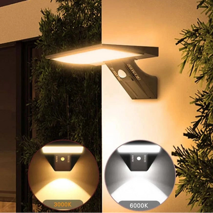 Solar Wandleuchte mit Bewegungsmelder | IP65 Wasserdicht 1