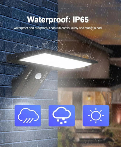 Solar Wandleuchte mit Bewegungsmelder | IP65 Wasserdicht 2