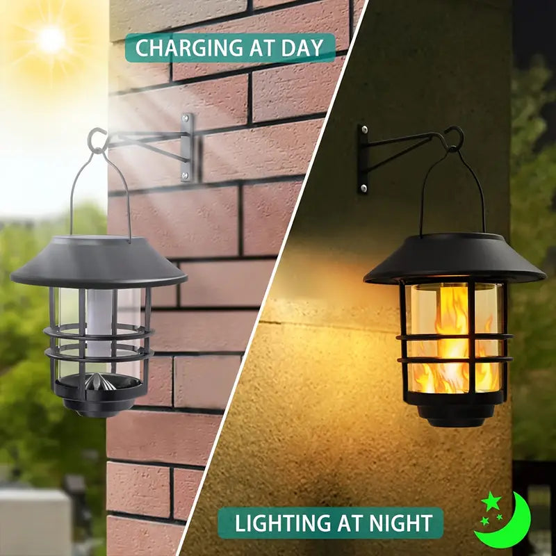 Solarleuchte mit Flackernden Flammen | Solarlampe für Garten 6