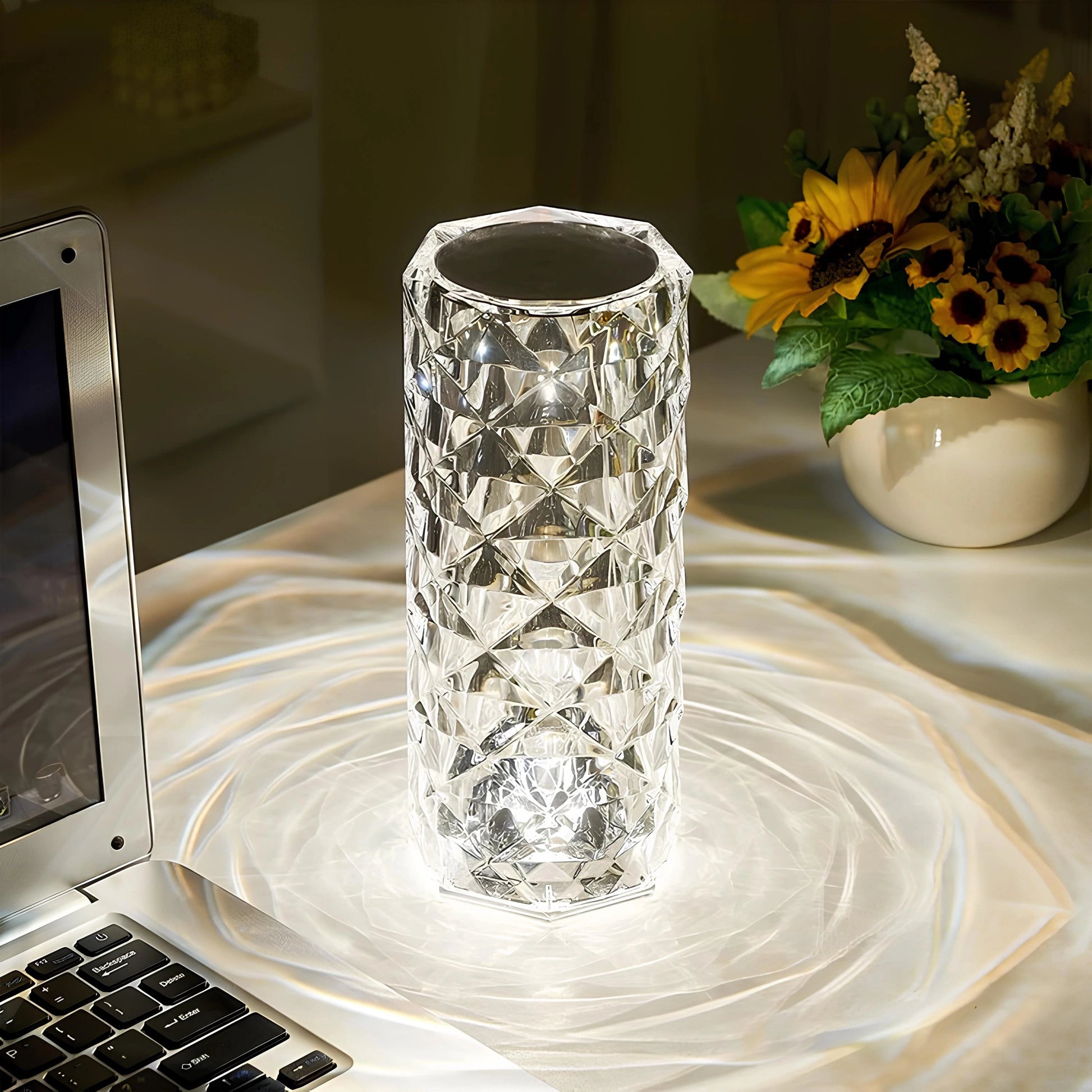 Sparkling Crystal Touch | Kabellose Tischlampe mit Touch-Sensor 0