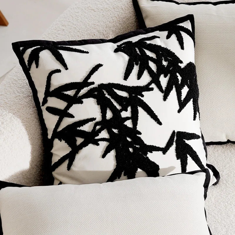 Theona | Kissenbezüge mit Eleganten Pferdedruck 30x50 cm & 45x45 cm 14