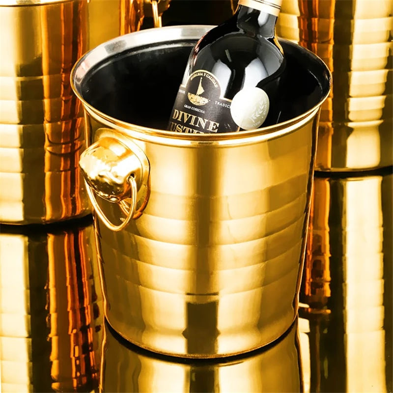 Tigerkopf Edelstahl Weinkühler | Sekt- und Flaschenkühler 5