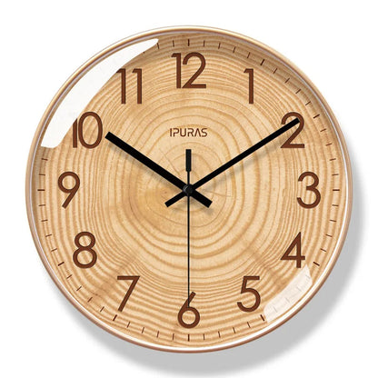TimeWisp | Retro Elegante Wanduhr aus Holz 5