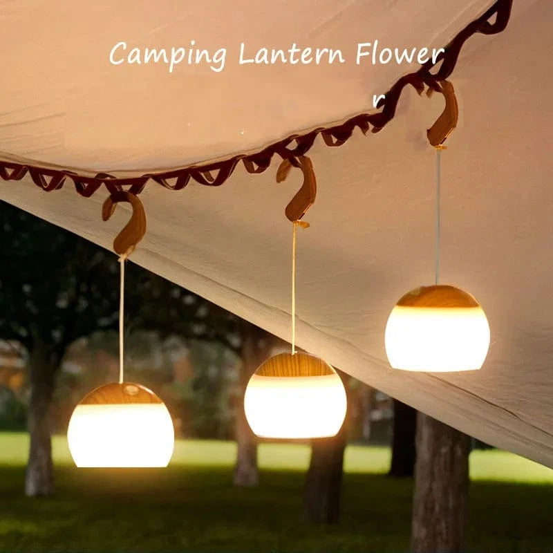 Tragbare LED Campinglaterne | Wasserdichtes USB-Licht 2