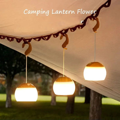 Tragbare LED Campinglaterne | Wasserdichtes USB-Licht 2