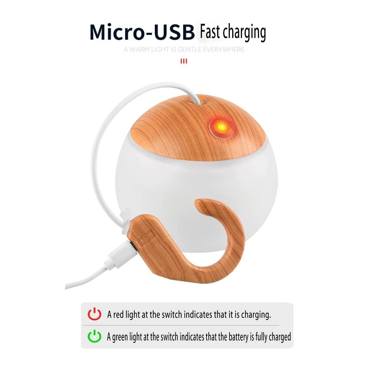 Tragbare LED Campinglaterne | Wasserdichtes USB-Licht 8
