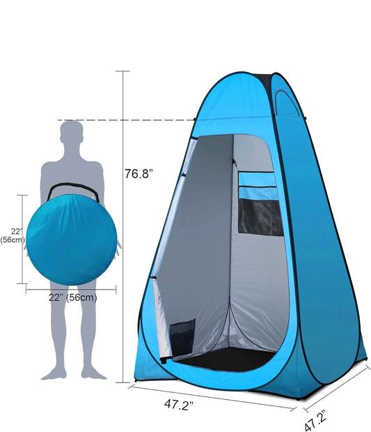 Tragbares Duschzelt | Umkleidezelt für Camping und Strand 0