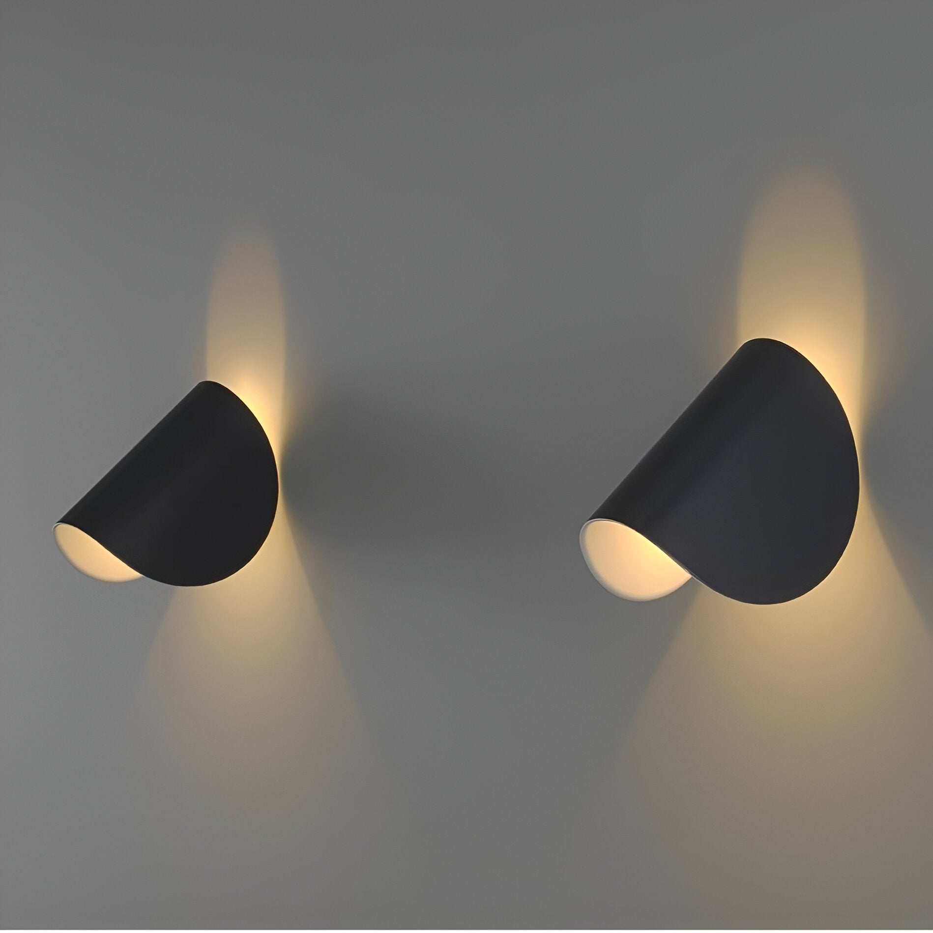 Twist | Drehbare LED Wandleuchte Schwarz aus Metall 1