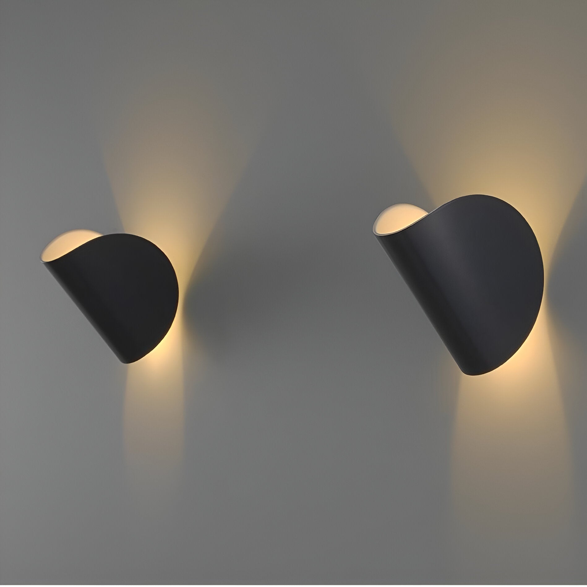 Twist | Drehbare LED Wandleuchte Schwarz aus Metall 2