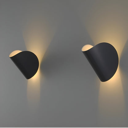 Twist | Drehbare LED Wandleuchte Schwarz aus Metall 2
