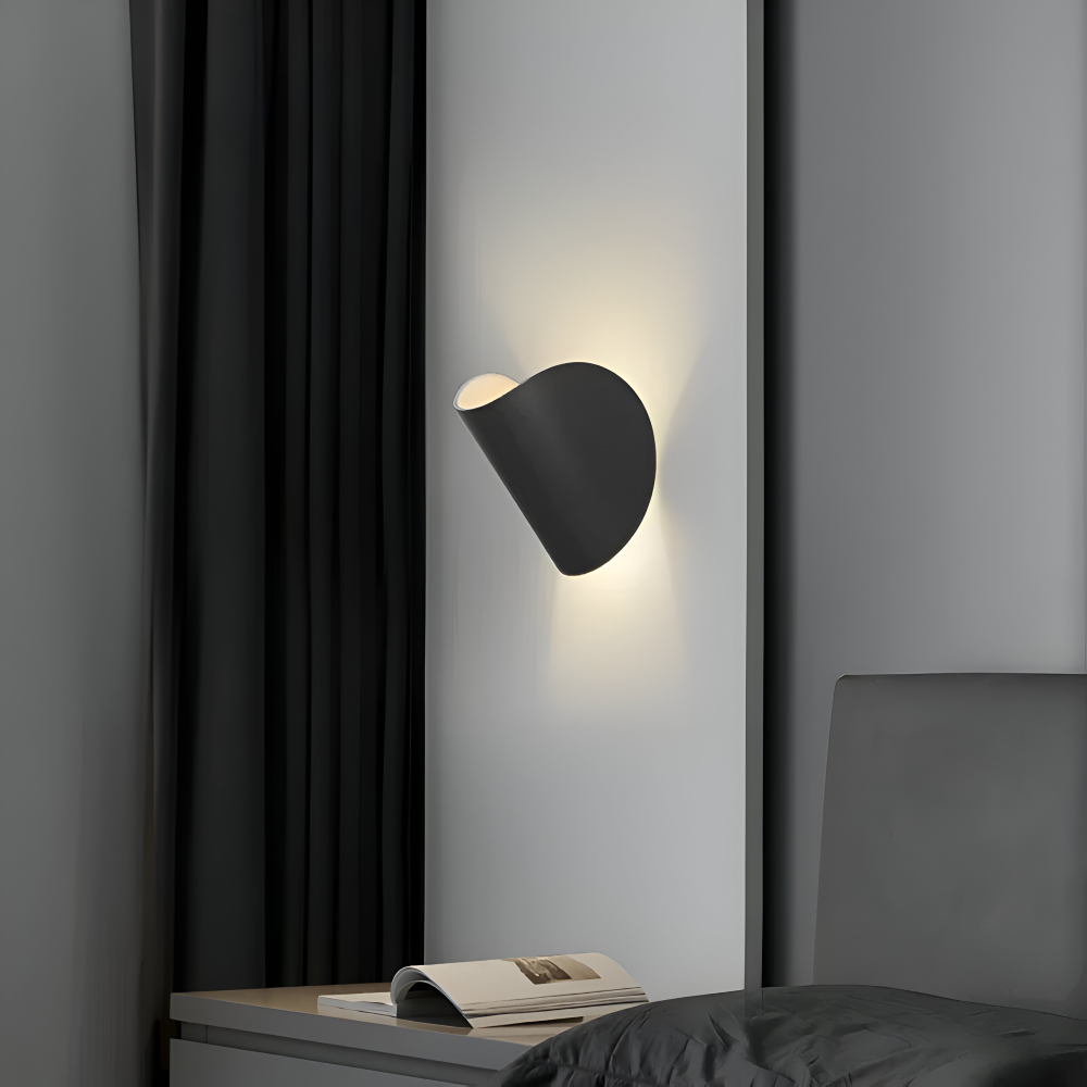 Twist | Drehbare LED Wandleuchte Schwarz aus Metall 5
