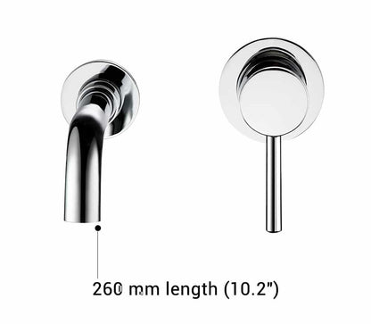VIRTA | Wandmontage Waschbeckenarmatur aus Messing 19