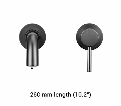 VIRTA | Wandmontage Waschbeckenarmatur aus Messing 20