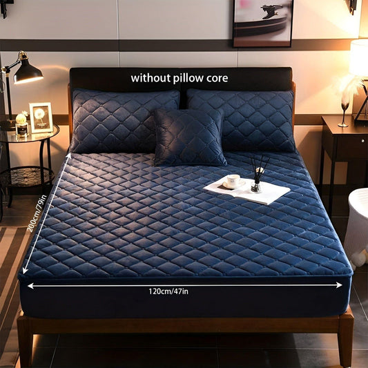 VelvetDreams | Atmungsaktives Spannbettlaken 180x200 Samt Set 0