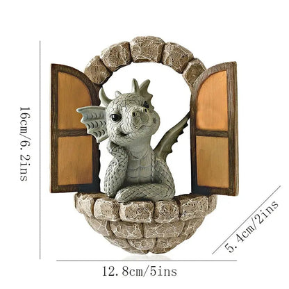 Verzauberter Drache | Gartendekoration für Märchengärten 3