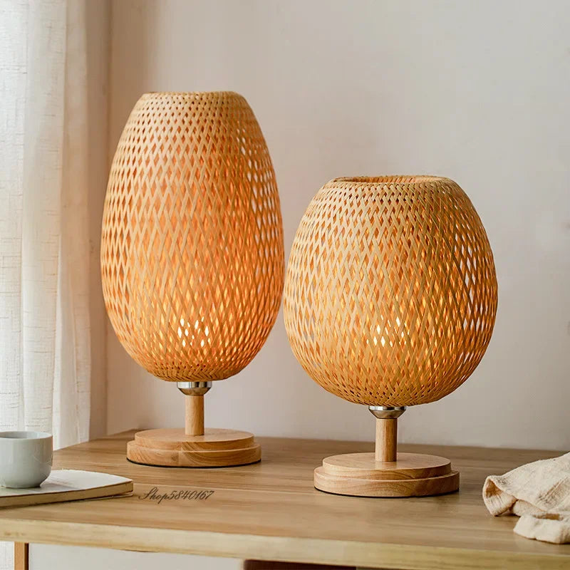 BambooGlow | Handgefertigte Bamboo Lampe