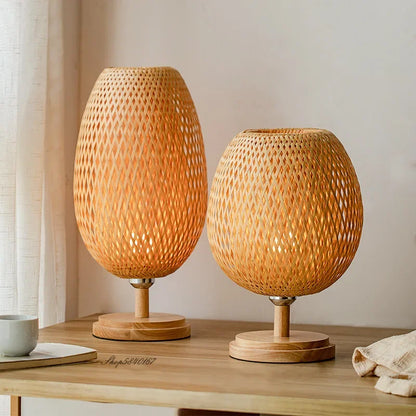 BambooGlow | Handgefertigte Bamboo Lampe