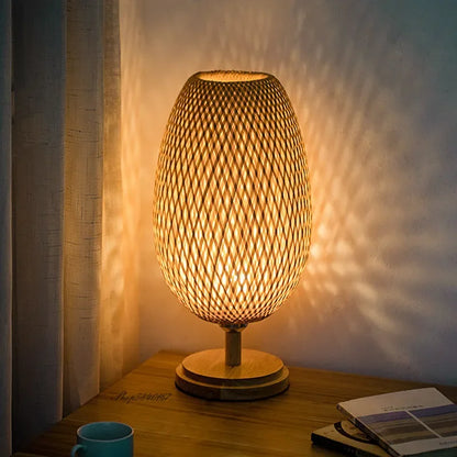 BambooGlow | Handgefertigte Bamboo Lampe