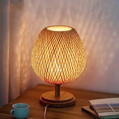 BambooGlow | Handgefertigte Bamboo Lampe
