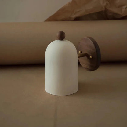 Wabi-Sabi Wandleuchte | Walnussfarbenes Design 5