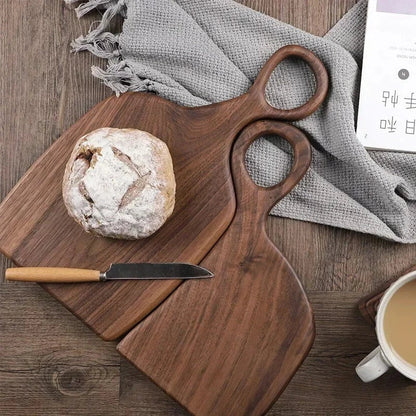 Walnuss Schneidebrett Set | Hochwertige Holzbrett Küche 1