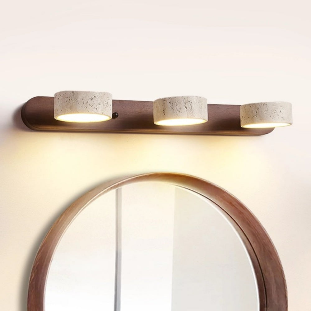 Wandleuchte Travertin | Moderne Wandlampe mit Schalter LED 1