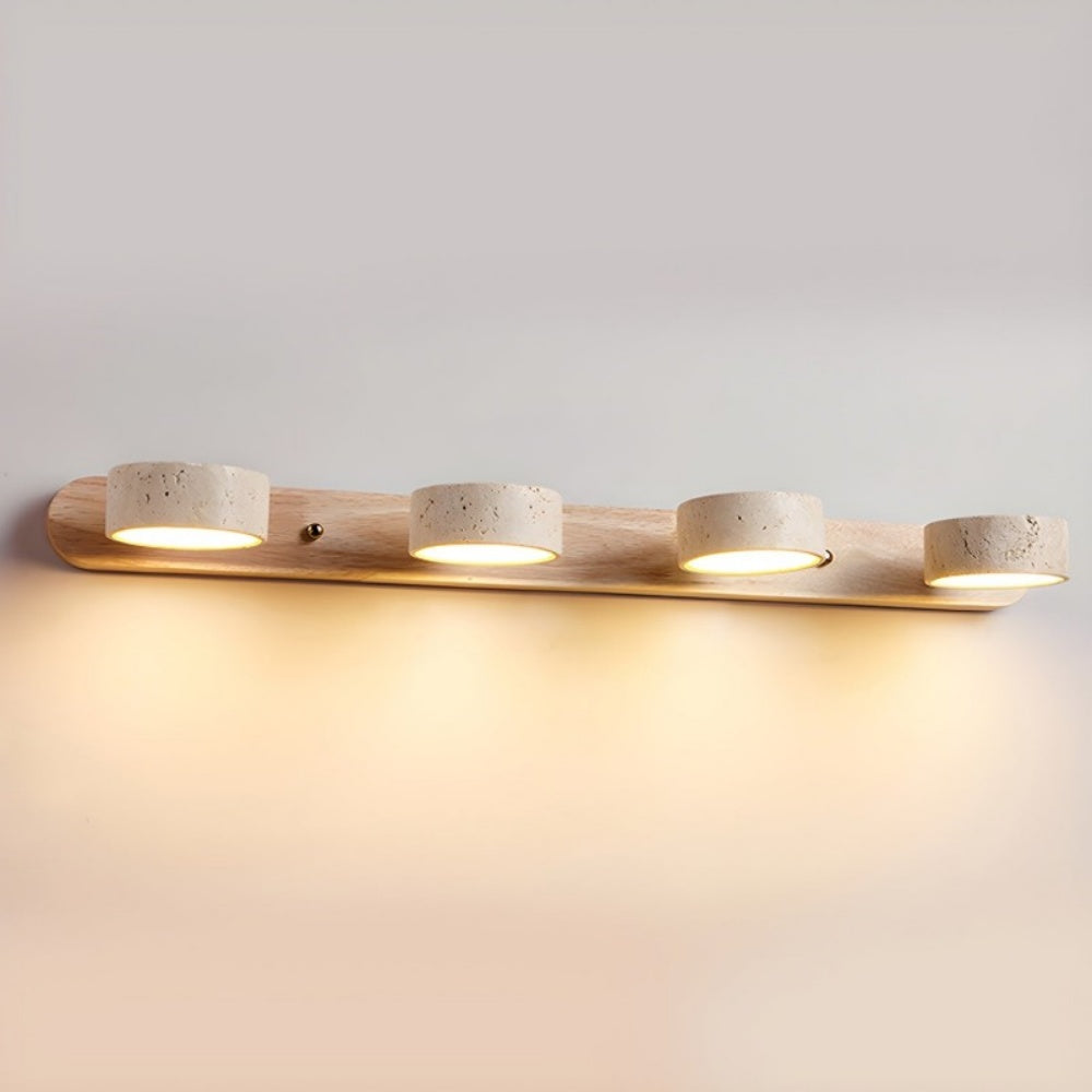 Wandleuchte Travertin | Moderne Wandlampe mit Schalter LED 10