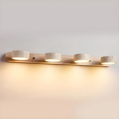 Wandleuchte Travertin | Moderne Wandlampe mit Schalter LED 10