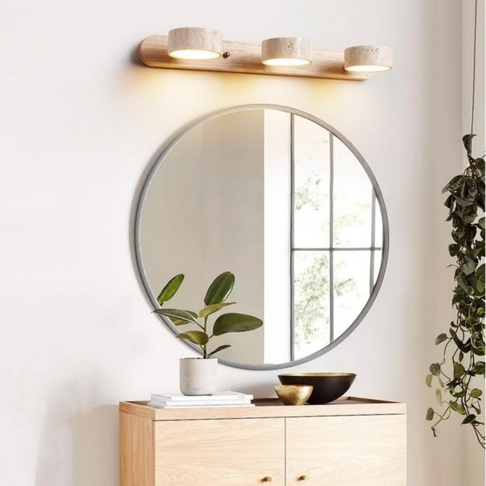 Wandleuchte Travertin | Moderne Wandlampe mit Schalter LED 5