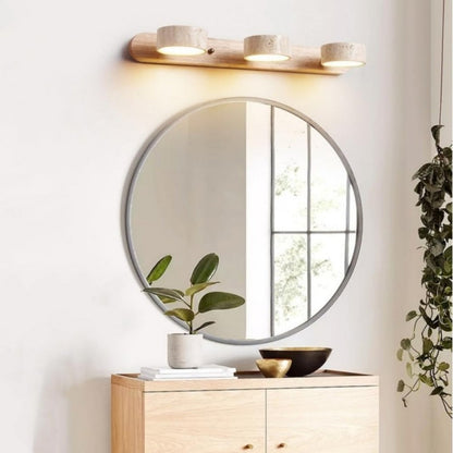 Wandleuchte Travertin | Moderne Wandlampe mit Schalter LED 5