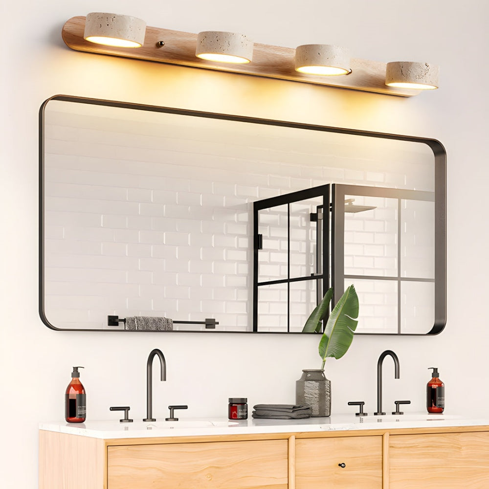 Wandleuchte Travertin | Moderne Wandlampe mit Schalter LED 6