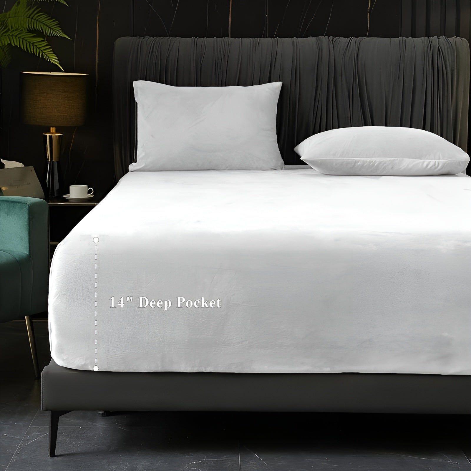 WarmVelvet Set | Luxuriöses Samt-Spannbettlaken und Kissenbezüge 4