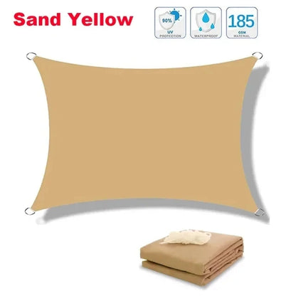 Wasserdichtes Sonnensegel Rechteckig | Sonnenschutz für Terrasse, Balkon 7