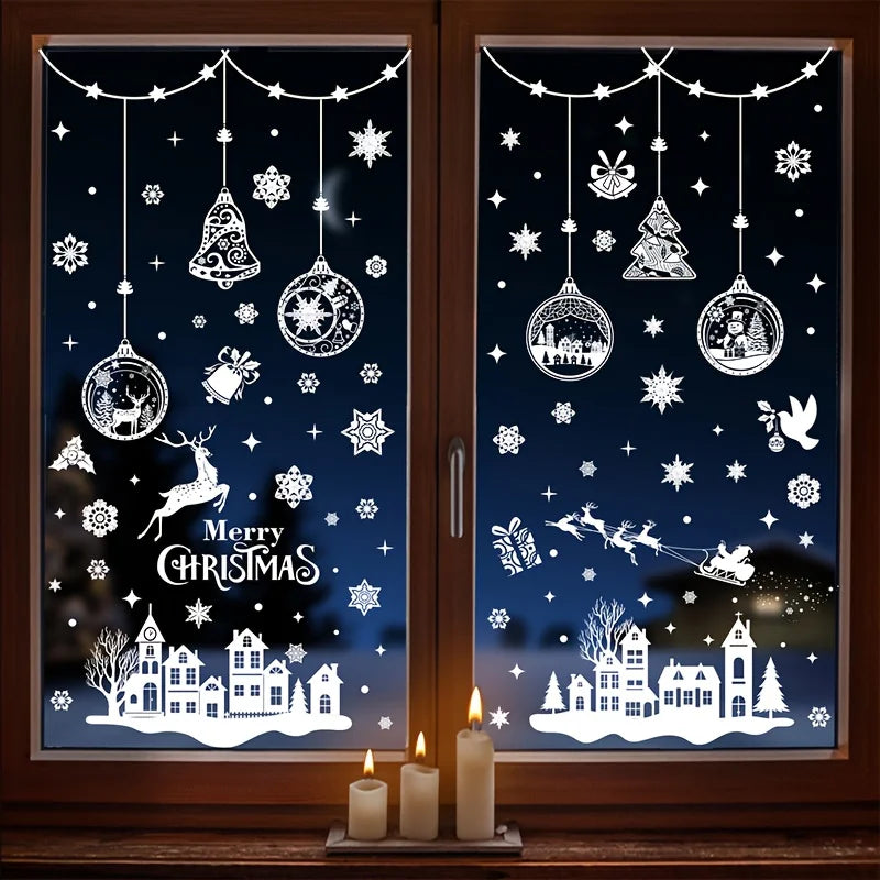 Weihnachts Fensterbilder Selbstklebend | 243-teiliges Set 3